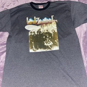 Vintage 2004 Led Zeppelin Bayside Ringer Tee Size XL